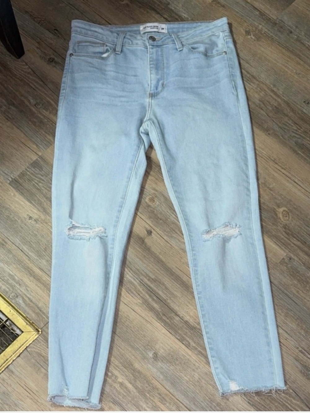 Just Black light washed jeans
